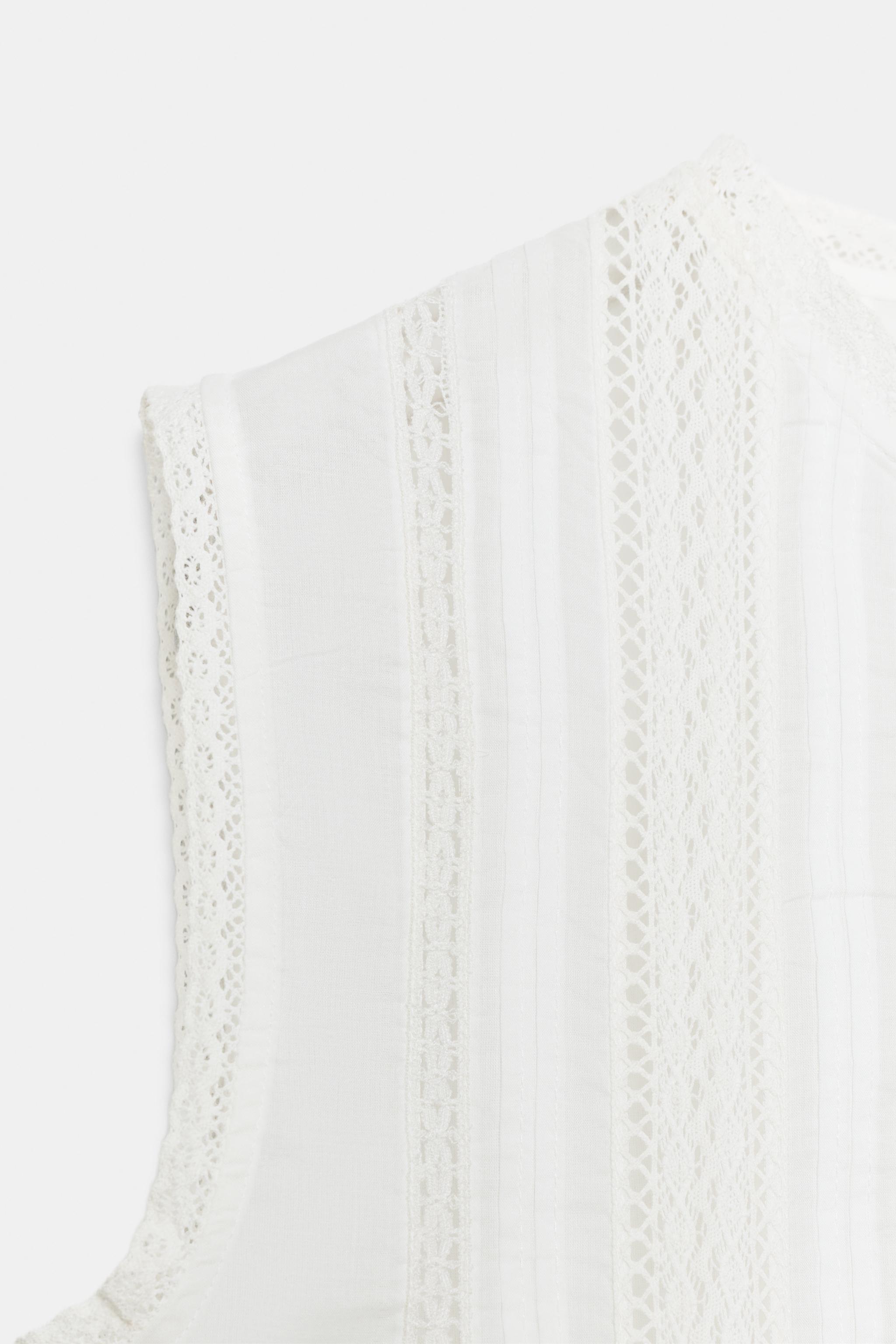 ZW COLLECTION EMBROIDERED ROMANTIC BLOUSE